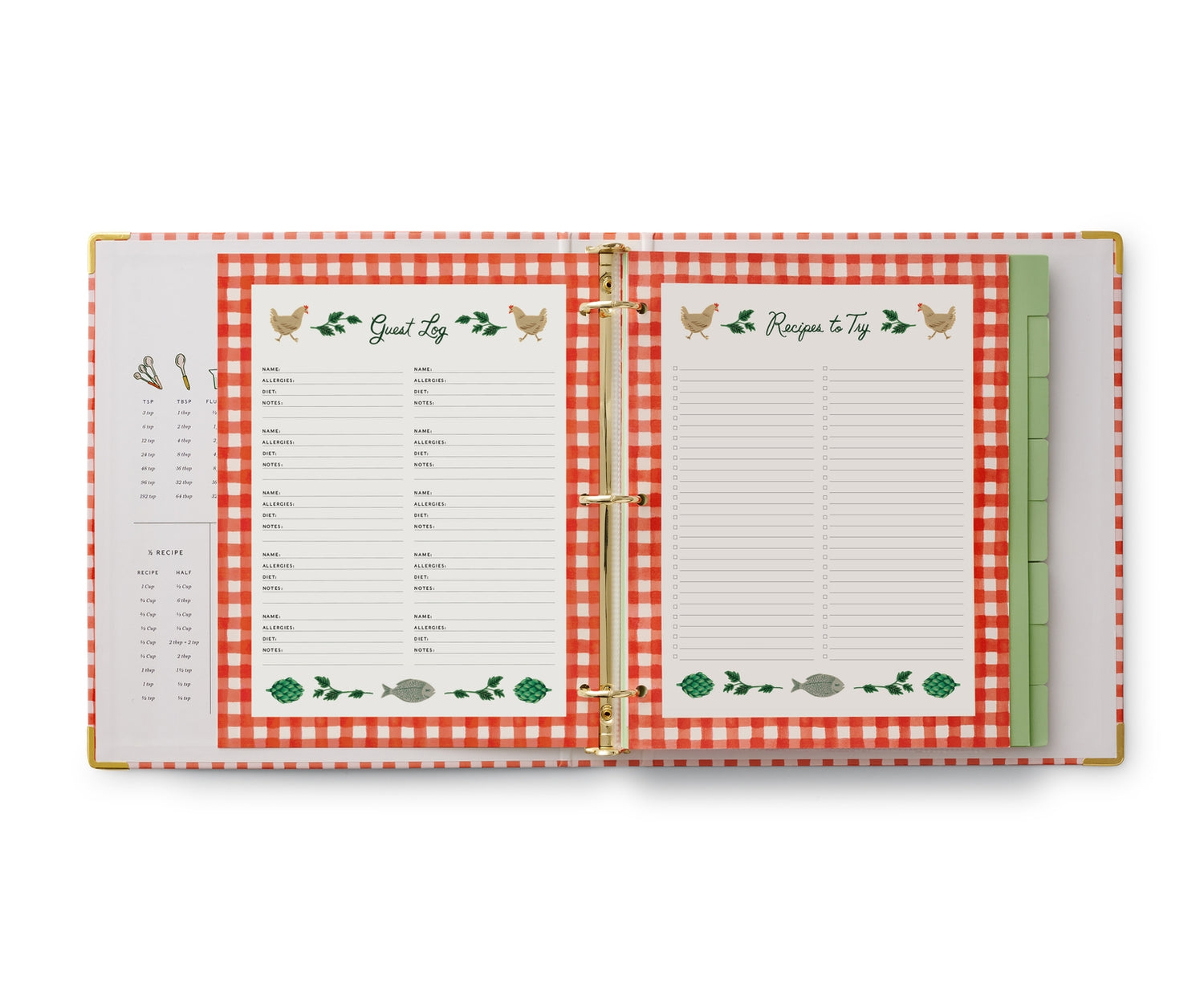 Rifle Paper Co. - Cherry Farm Recipe Binder