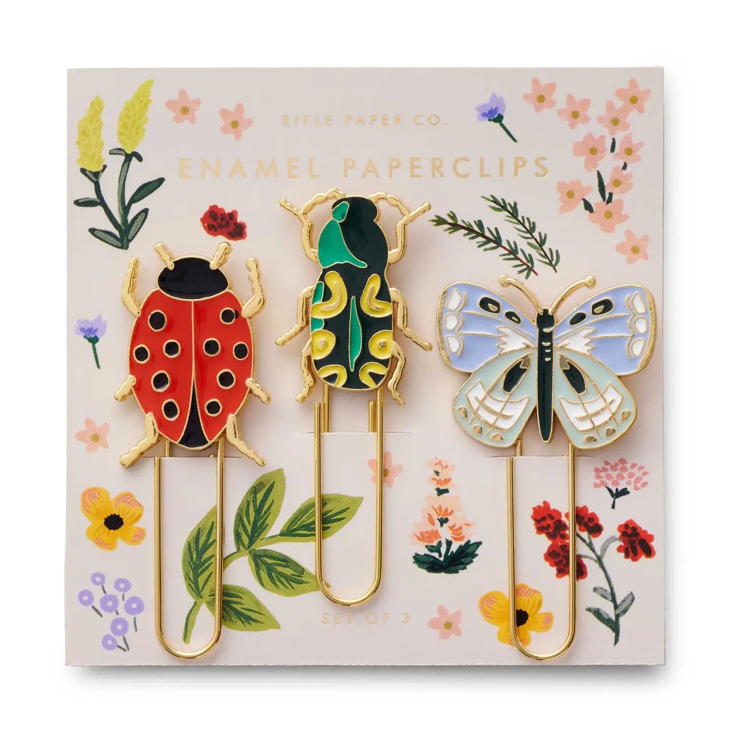 Our new Curio enamel paper clip set is specially created for teachers, parents, and more for everyday organization with a touch of flair. The enamel covering features a gorgeous design but still holds your important documents close together. Use it for organizing, flair and so much more.