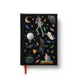 With Halloween embroidery on a corduroy cover, this journal features 400 lined pages and a grosgrain ribbon bookmark to save your place