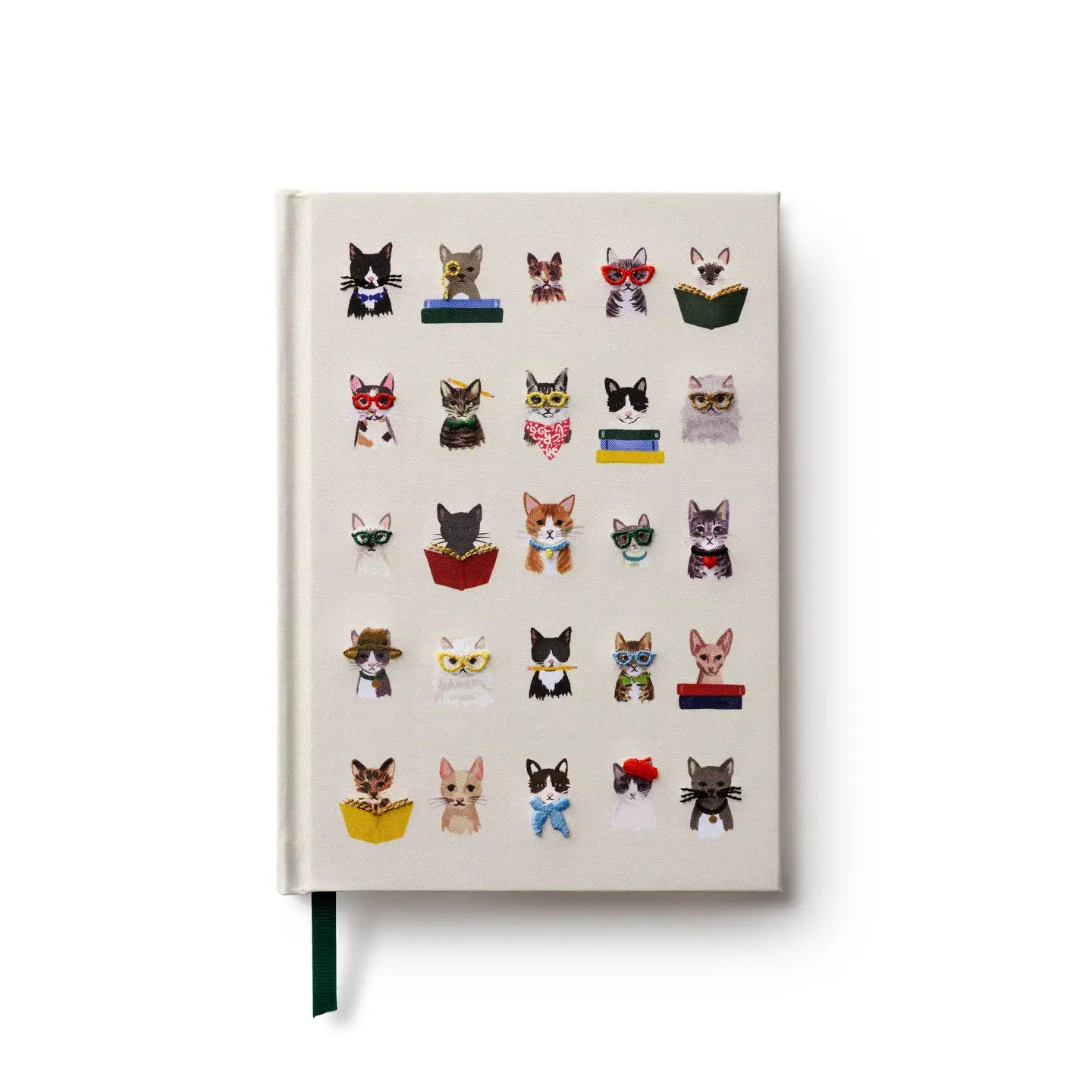 With a playful embroidered cover, this journal makes a perfect keepsake, gift, or personal diary. 240 lined pages leaves plenty of space to capture your thoughts, while a grosgrain ribbon bookmark saves your place.