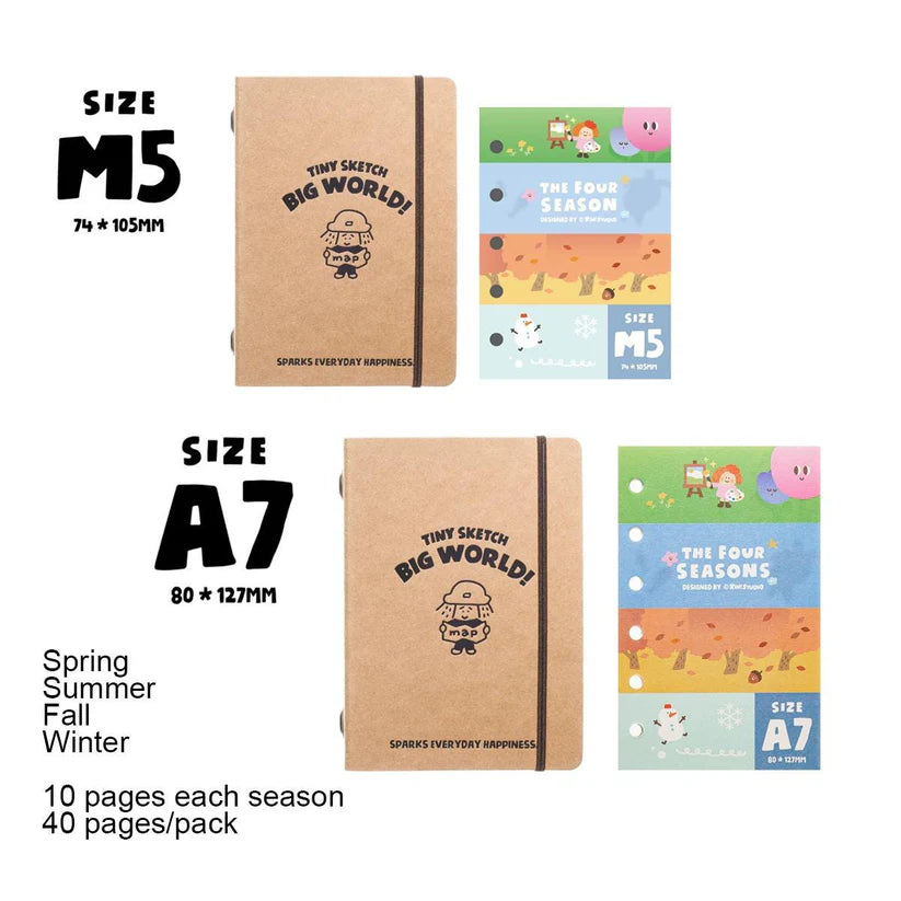 RiN! Studio - The Four Seasons A7/M5 Ring Binder Set