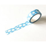 Decorative washi tape featuring a cheerful cloud pattern on a soft blue background. Perfect for planners, journaling, scrapbooking, snail mail, and gift wrapping. Easy to tear, repositionable, and residue-free.&nbsp;

🌈 Key Features:

Dimensions: 15mm wide x 10 meters (32.8 feet) in length&nbsp;
Contains: 1 washi tape roll

High-quality washi tape material
Easy to tear and reposition
Perfect for scrapbooking, journaling, and crafts