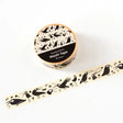 Decorative washi tape featuring playful, crow illustrations with quirky doodle details. Perfect for planners, journals, gift wrapping, scrapbooking, and creative projects. Easy to tear, repositionable, and residue-free.

🌈 Key Features:

Dimensions: 15mm wide x 10 meters (32.8 feet) in length&nbsp;
Contains: 1 washi tape roll

High-quality washi tape material
Easy to tear and reposition
Perfect for scrapbooking, journaling, and crafts