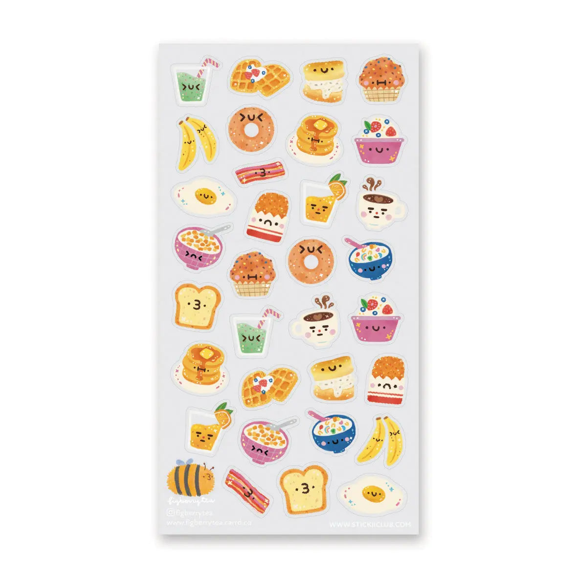 🥞🥣 Ready for @figberrytea’s cheerful breakfast bunch? From smiley pancakes to cozy mugs, this sheet is packed with the happiest little morning bites. Whether you’re team waffles, cereal, or a classic sunny-side-up, these adorable treats are ready to brighten your planner, journal, and morning.


Art by: @figberrytea