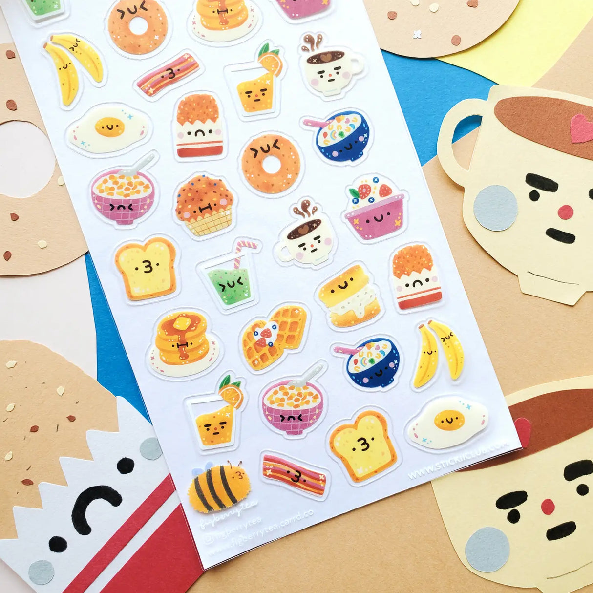🥞🥣 Ready for @figberrytea’s cheerful breakfast bunch? From smiley pancakes to cozy mugs, this sheet is packed with the happiest little morning bites. Whether you’re team waffles, cereal, or a classic sunny-side-up, these adorable treats are ready to brighten your planner, journal, and morning.


Art by: @figberrytea