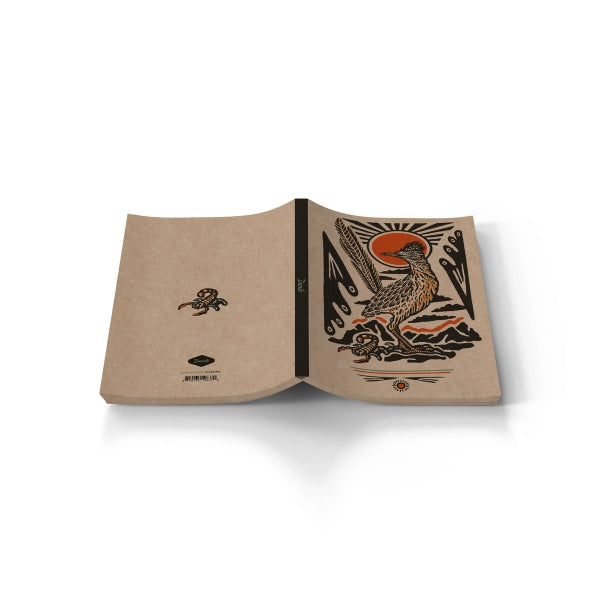 This Rayco Design Collection draws inspiration from life outside — desert trails, Baja beaches, campfires, and the animals that cross her path — made with a 100% recycled Kraft cover, modern, eco-friendly, and built for adventure.