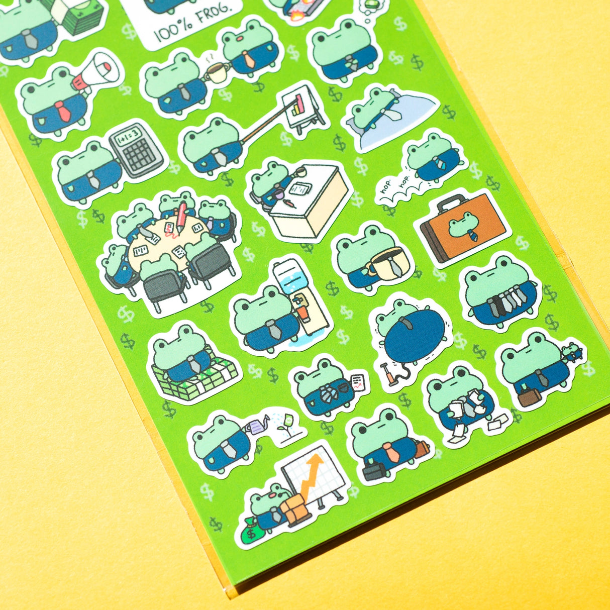 Robot Dance Battle A Bizness Day Sticker Sheet