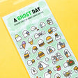 Robot Dance Battle A Ghost Day Sticker Sheet