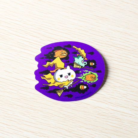 Robot Dance Battle Flying Witches Sticker