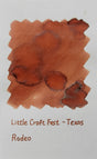Inspired by the clay‑and‑sand footing of rodeo events, this shade brings the grit, warmth, and heritage of Texas straight to your pages. A straightforward brown-toned ink with a clean, direct character. Depending on the paper, it reveals a beautiful silver sheen for added depth and charm.