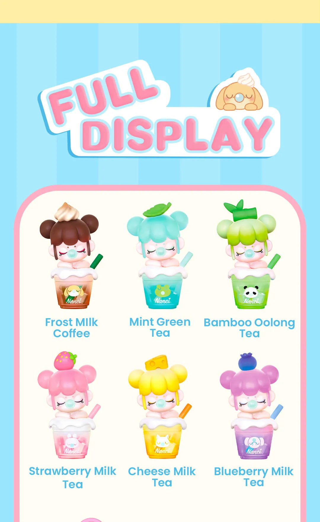 Baby Nanci Milk Tea Series Surprise Figure Dolls Blind Box