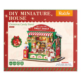 DIY Miniature House Kit: Christmas Candy Stand