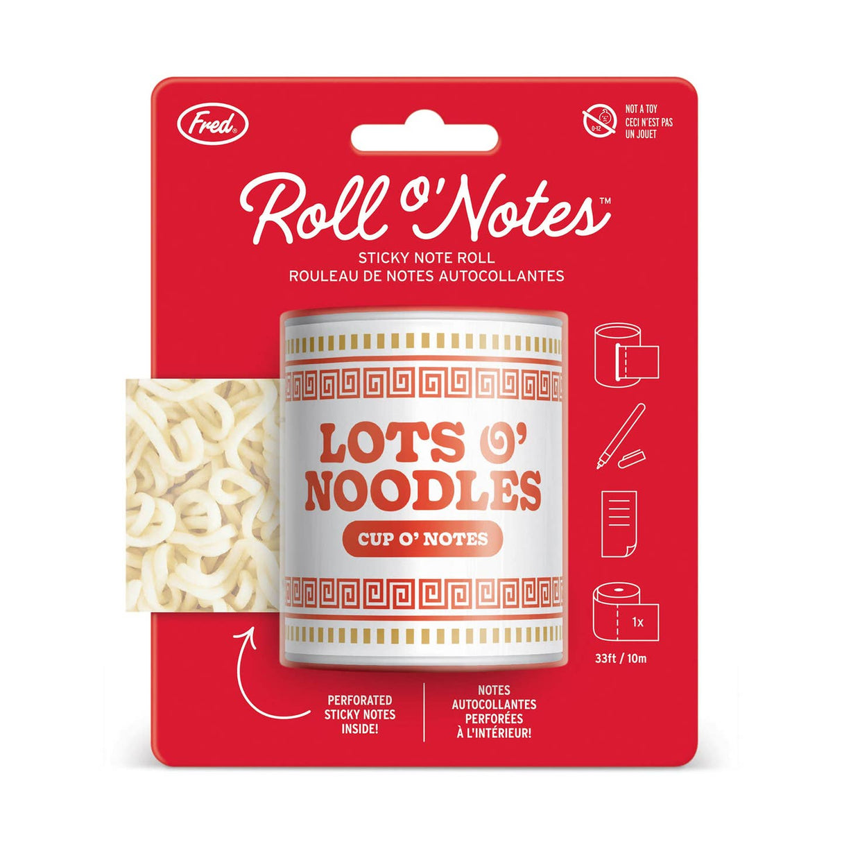 Roll O Notes - Sticky Notes - Noodles