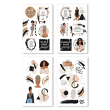 Rongrong Sticker Book - Black Girl Magic 2

Unleash the Essence of Black Girl Magic with our Exclusive Black Girl Magic Sticker Book #2. Designed with a mesmerizing black and gold theme, this sticker collection is not just an accessory but a powerful symbol of Black women's empowerment, strength, and resilience.

Empowering Design:&nbsp;Each sticker in our Black Girl Magic Sticker Book #2 is crafted to celebrate the beauty, grace, and indomitable spirit of Black women. These stickers are more than just deco