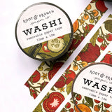 Our pickles + peppers washi is a lightweight decorative tape printed on mulberry paper. It is removable and leaves no residue, making it perfect for scrapbooking, stationery, crafts and more.