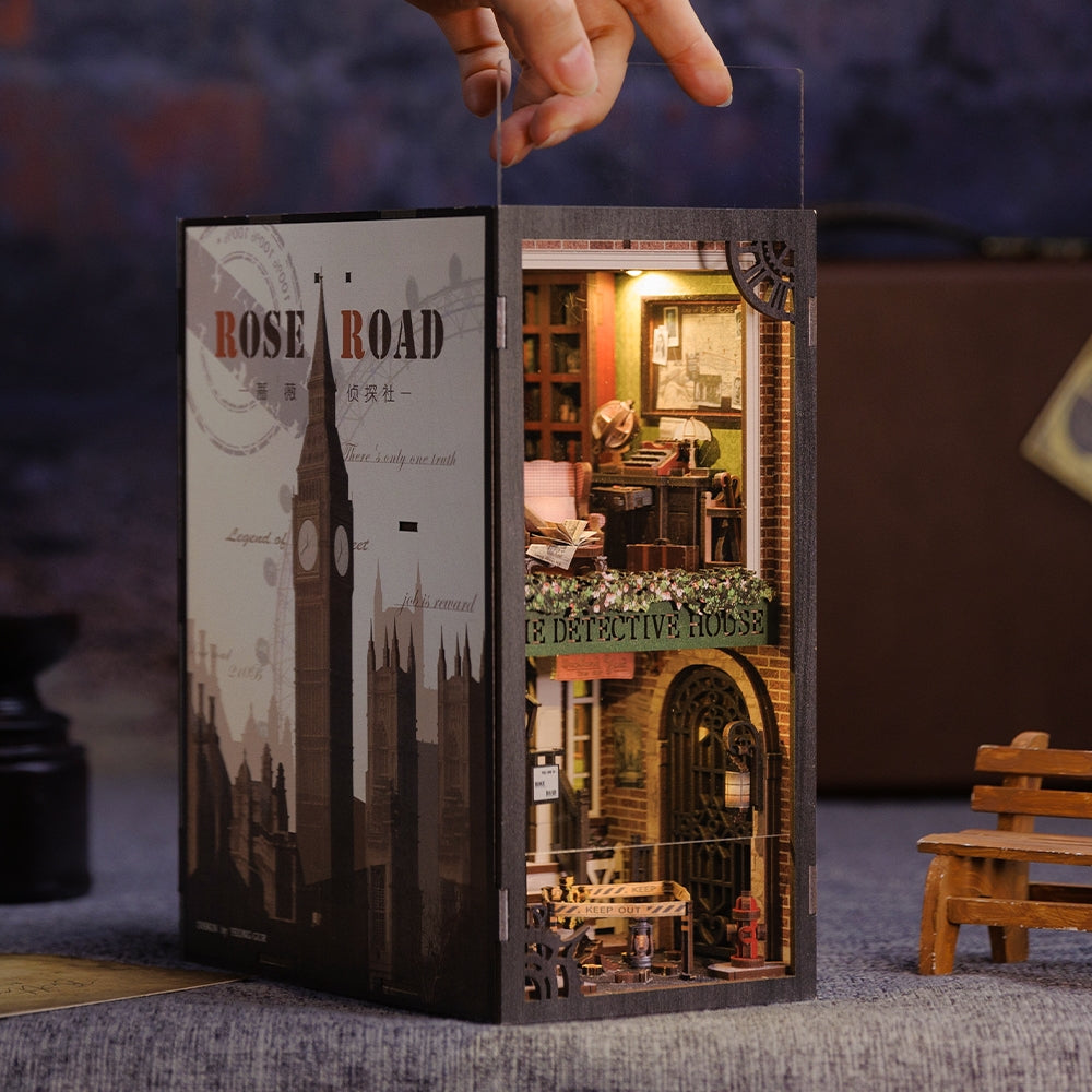 Book Nook Kit: Rose Detective Agency with Dust Cover – Little