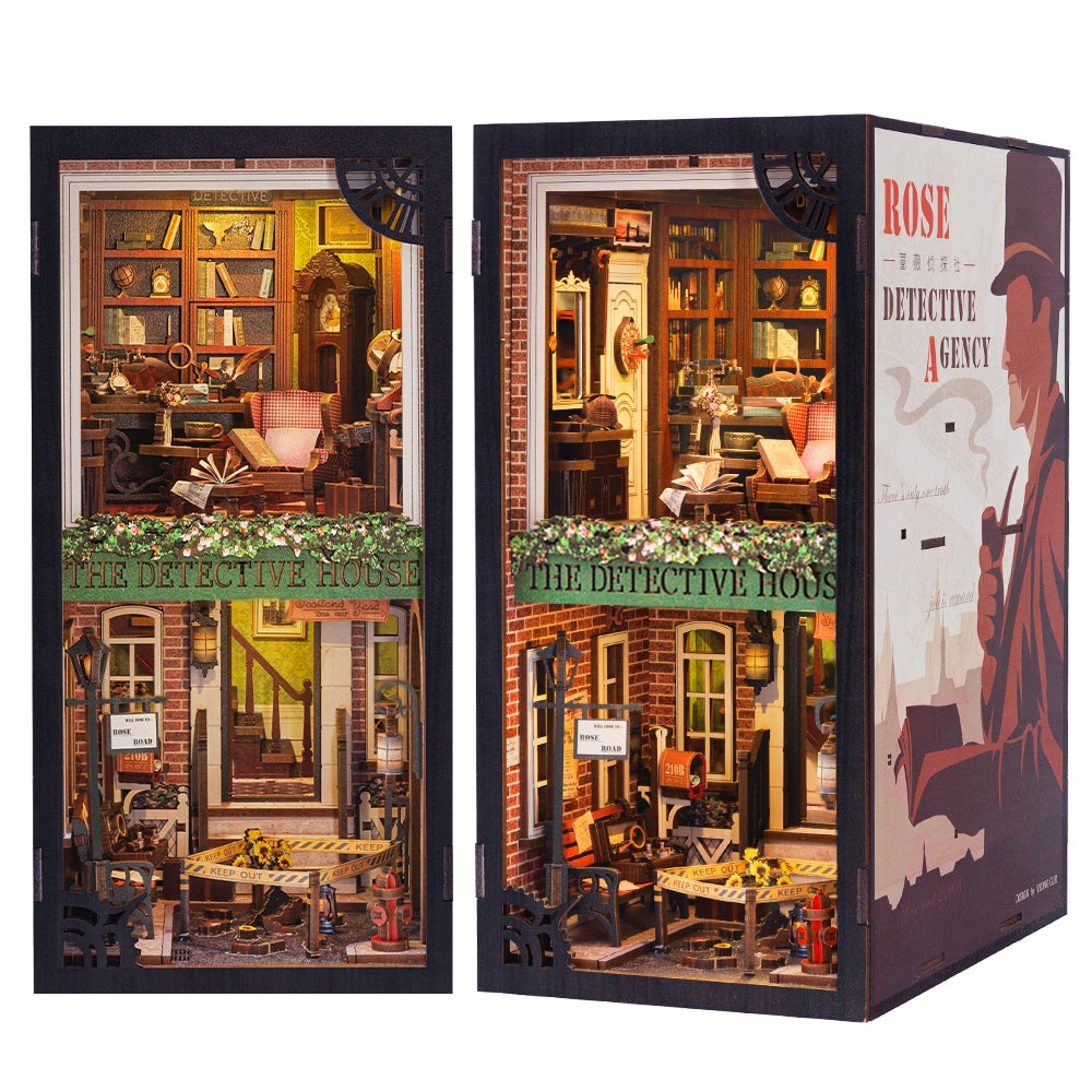 Book Nook Kit: Rose Detective Agency with Dust Cover – Little
