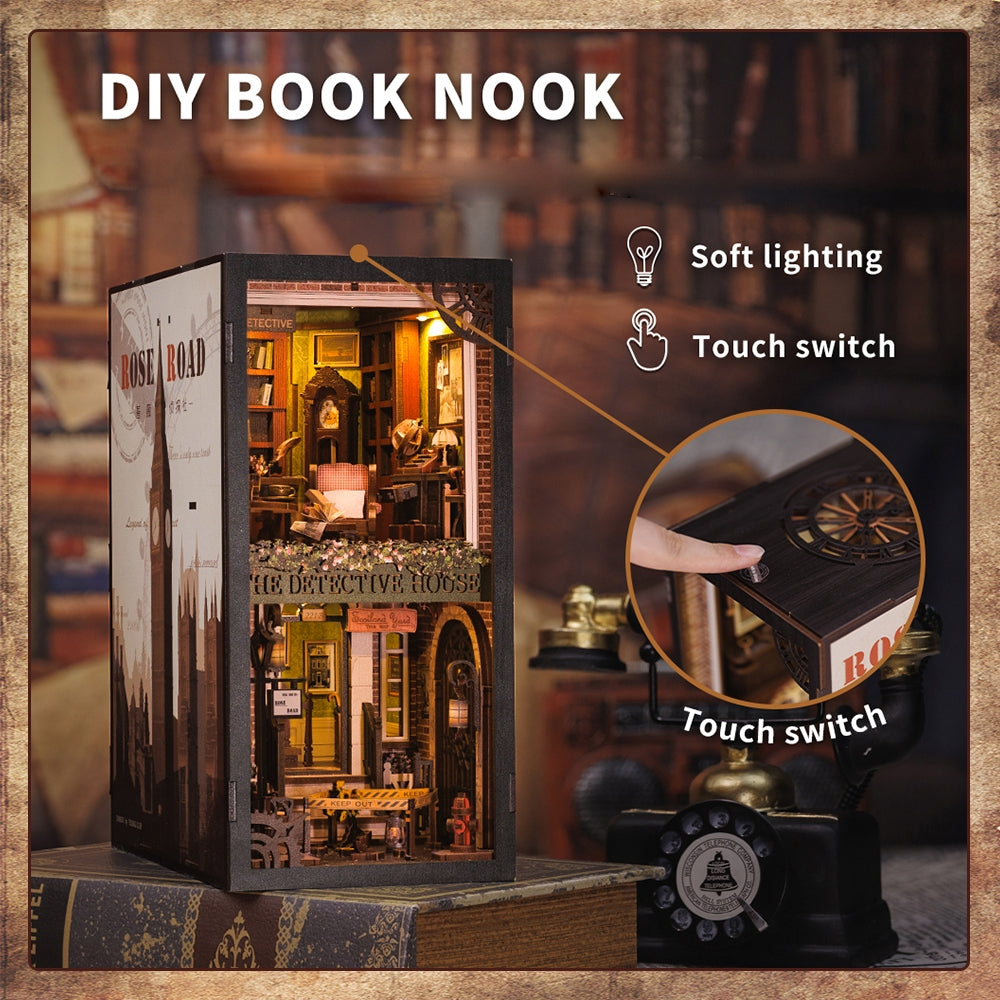 Book Nook Kit: Rose Detective Agency with Dust Cover – Little