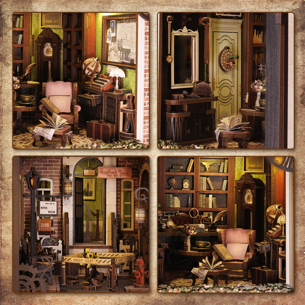 Book Nook Kit: Rose Detective Agency with Dust Cover – Little
