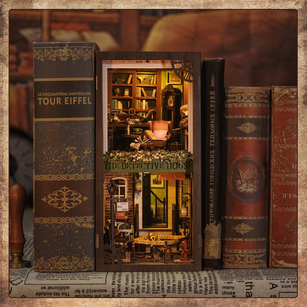 Boss Chaikamon GANTAN 感探 フォトブック Book Nook Kit: Rose Detective Agency with Dust Cover – Little