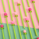 Rose Wiggle Gel Pen Flower