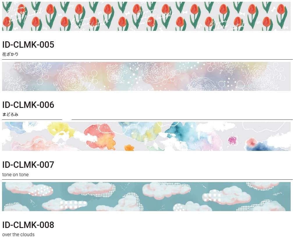 Cinta adhesiva transparente Sakura Mochi 