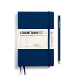 Ruled - Leuchtturm1917 Hardcover Notebook Paperback (B6+) Navy
