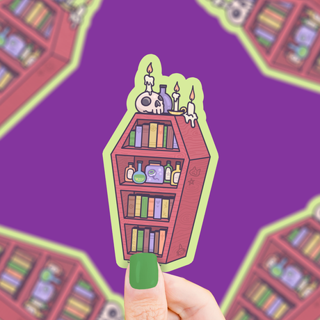 Coffins aren't just for corpses anymore! With just a bit of DIY modifications, any coffin can become a lovely bookshelf that will totally tie together any room in your home while stylishly storing your books!

