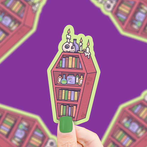 Coffins aren't just for corpses anymore! With just a bit of DIY modifications, any coffin can become a lovely bookshelf that will totally tie together any room in your home while stylishly storing your books!

