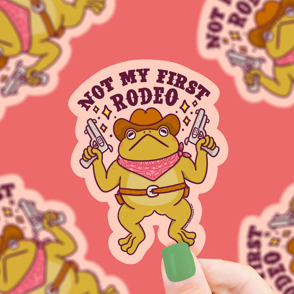 Cowboy toad has been around for a long time. This isn't his first rodeo!

