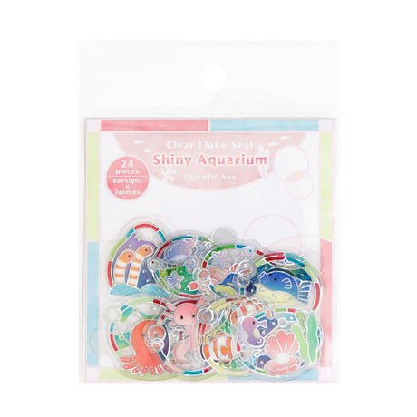 ✨ Relaxed and Cute Little Creatures by the Water... Peaceful Sea...

The backing paper has a handle, making it easy to peel off and simple to decorate—another great feature. It's perfect for collage of notebooks and planners, or for decorating your favorite favorite items!