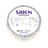 SAIEN Masking Tape Star Garland Washi Tape