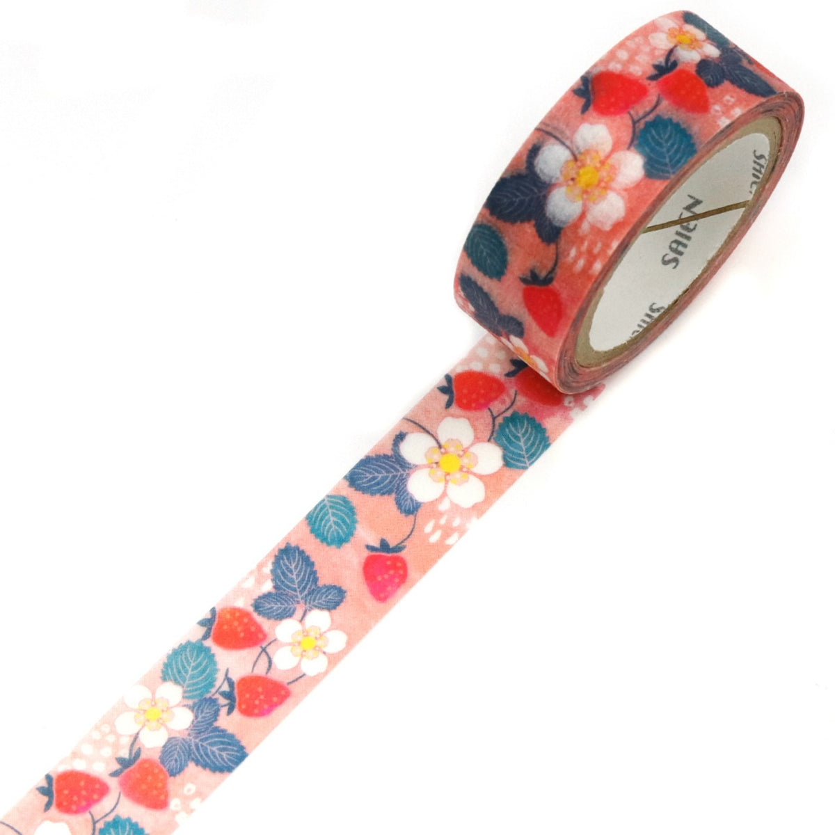 SAIEN Washi Tape - Wild Strawberry (UR-0220)