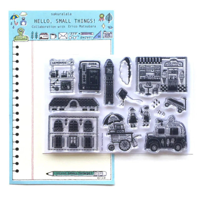 Have that perfect Summer memory or have dreams of a perfect Summer? Then&nbsp;Hello, Small Things Summer Home&nbsp;will be perfect for you. Its truly important to document those dreams and special memories! HST is where the details matter!!!

Product: Clear stamp
Size: Approximately 4 x 6 inches