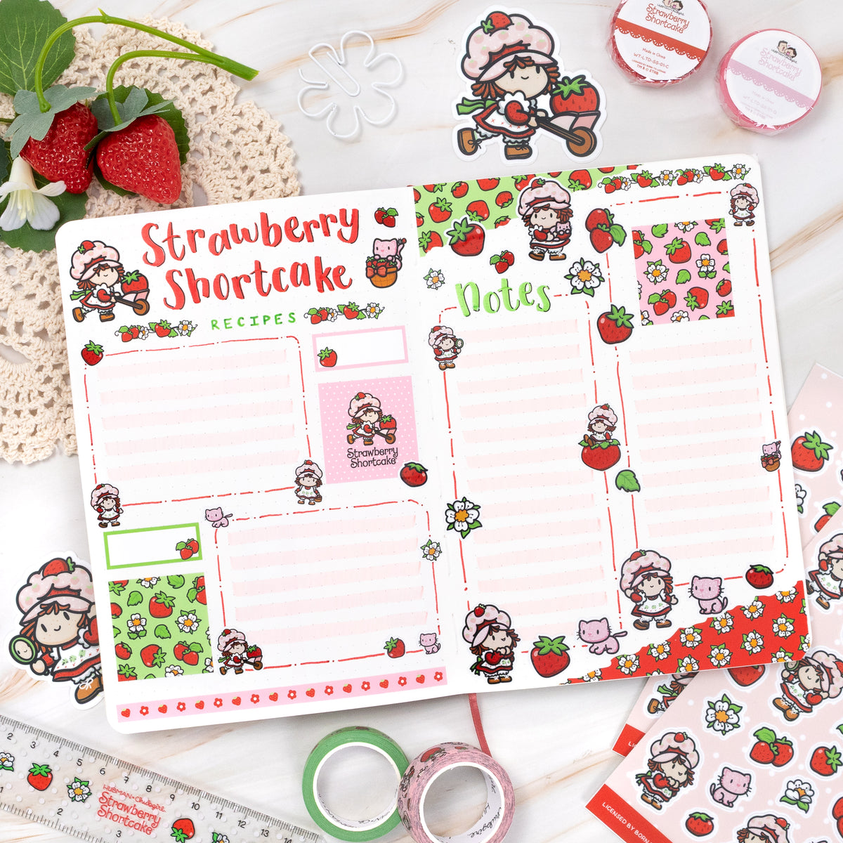Put the FUN in FUNctional Planning with Strawberry Shortcake by The Joyful Sojourn x Hubman & Chubgirl