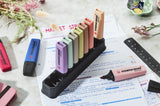 A design classic since 1971 and Europe's number-one highlighter, the STABILO BOSS ORIGINAL NatureCOLORS Wildflower edition brings a fresh, nature-inspired palette to one of stationery's most trusted tools. The collection takes its color cues from the worlds of interior and fashion design, translating them into ten sophisticated NatureCOLORS shades: ultramarine, blush, burgundy, grey violet, warm grey, sienna, mud green, earth green, umber, and beige, that feel at home on any desk.

The iconic chisel tip del