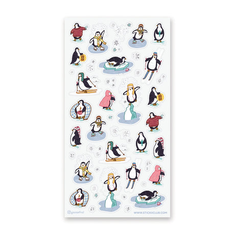 🐧❄️ Waddle into winter fun with these adorable penguin pals by @goosefrol! From twirling on the ice and cozy cocoa breaks to snowy ski adventures and lantern-lit strolls, these frosty friends are making the season extra cute. Bundled up in their fluffiest scarves, warm sweaters, and winter hats, these playful penguins are ready to bring a sprinkle of chilly charm and winter joy to your pages!