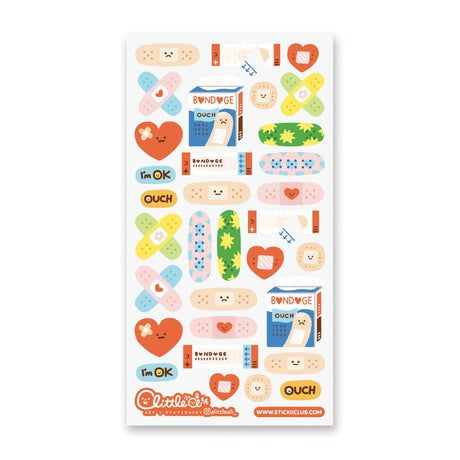 🩹💖 With these little bandages by @alittleali_, you can use them in your journal as reminders of how sometimes we get hurt but we just need to take the time to heal! Bright, cheerful, and full of healing vibes, these stickers are all about patching yourself up with kindness and patience.

Art by: @alittleali_