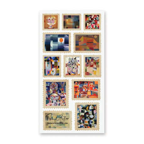🎨📮 A celebration of color, rhythm, and imagination, this Paul Klee stamp collection turns abstract forms into tiny worlds. Patchworked shapes, playful geometry, and luminous hues come together like visual music. This sheet transforms modern art into miniature masterpieces meant to be noticed, layered, and admired.