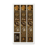 STICKII - Autumn in Gold Washi Sticker Sheet

🍂🕯️ A little moody, a little magical, and beautifully steeped in autumn charm, @zanetaantosik’s washi sheet feels like a cabinet of seasonal curiosities. Ornate frames hold pumpkins, mushrooms, moths, birds, blossoms, and acorns in rich shades of amber, brown, cream, and gold. This sheet is perfect for adding a warm vintage touch to journals, letters, and cozy fall pages. Art by: @zanetaantosik

Top Coating: Gold Foil
Adhesive Layer: Paper
Backing Layer: Paper