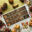 STICKII - Autumn in Gold Washi Sticker Sheet

🍂🕯️ A little moody, a little magical, and beautifully steeped in autumn charm, @zanetaantosik’s washi sheet feels like a cabinet of seasonal curiosities. Ornate frames hold pumpkins, mushrooms, moths, birds, blossoms, and acorns in rich shades of amber, brown, cream, and gold. This sheet is perfect for adding a warm vintage touch to journals, letters, and cozy fall pages. Art by: @zanetaantosik

Top Coating: Gold Foil
Adhesive Layer: Paper
Backing Layer: Paper