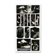 🖤⛰️ Steeped in shadow and stillness, this harimaze-inspired collection unfolds like a series of inked visions from another time. Snow-capped peaks, softly glowing lanterns, fleeting birds, and graceful calligraphy emerge in striking contrast, each scene capturing a moment suspended between past and present. Bold yet contemplative, this sheet carries the quiet power of night, history, and the beauty found in what remains unspoken.