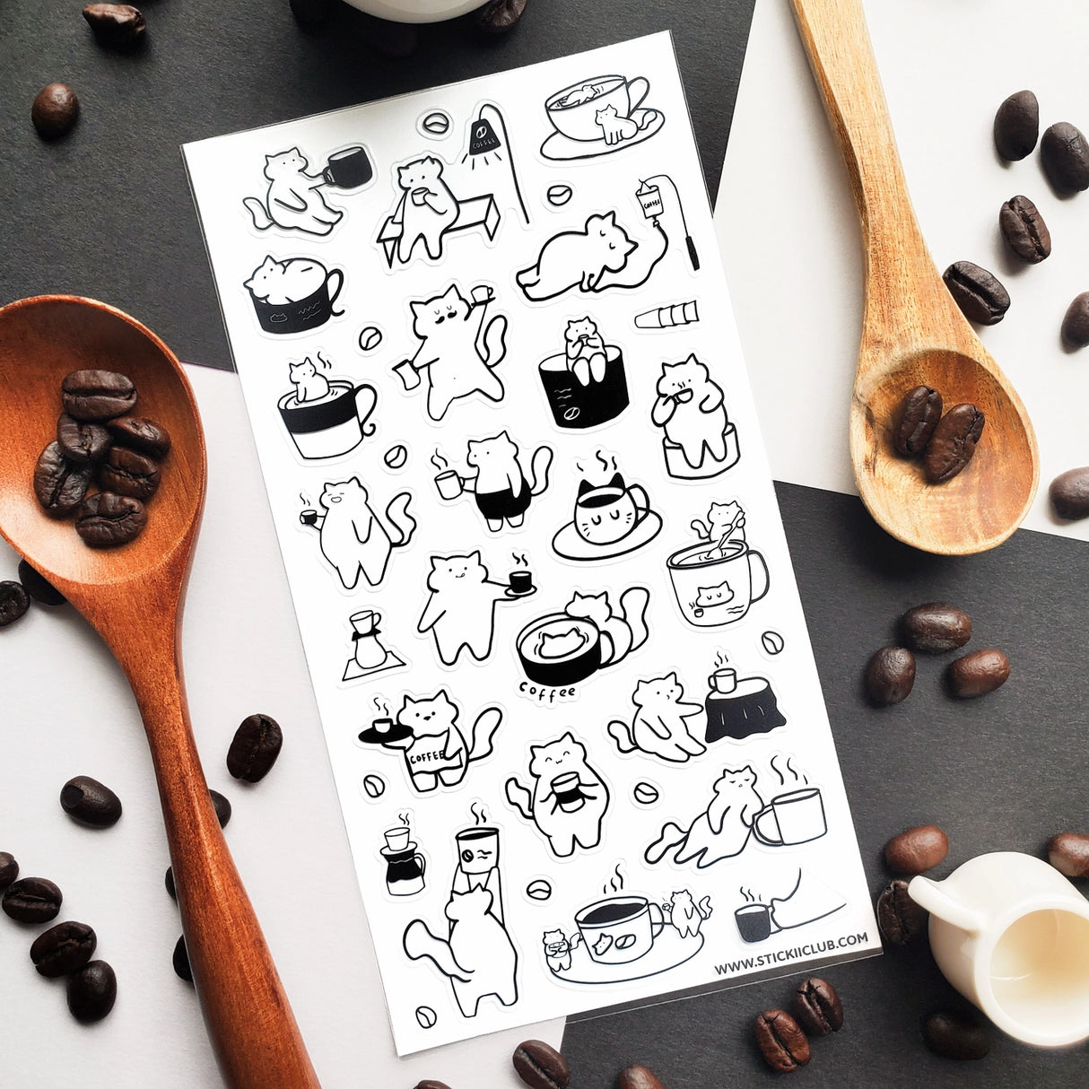 ☕🐱 Running on caffeine and cattitude? This purr-fectly jittery crew knows the grind never stops! These feisty felines are brewing up trouble, napping mid-sip, and living their best espresso lives - one cup (or five) at a time. Whether you’re a latte lover or a drip devotee, these cool cats are here to remind you: stay grounded, but never decaffeinated!