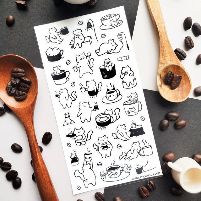 ☕🐱 Running on caffeine and cattitude? This purr-fectly jittery crew knows the grind never stops! These feisty felines are brewing up trouble, napping mid-sip, and living their best espresso lives - one cup (or five) at a time. Whether you’re a latte lover or a drip devotee, these cool cats are here to remind you: stay grounded, but never decaffeinated!