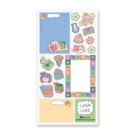 ✏️💌 Say hello to the cutest journaling essentials by @ivnalins! Packed with cheerful doodles, sweet snacks, happy faces, and playful borders, this set turns everyday notes into little moments of joy. From cozy vibes to friendly reminders and smile-filled stickers, it’s a bright, feel-good collection made for pages that love a bit of fun and personality.