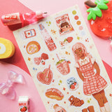STICKII - Ichigo Style Sticker Sheet

🎀🍓 Serving full strawberry style, this stylish trendsetter by @blossombujo_store is rocking her berry best look, from her gingham dress to the tiniest fruity details. She’s clearly living her ultimate strawberry-loving life! If you enjoy living life on the sweet side, you’ll love this berrylicious sheet. Art by: @blossombujo_store

Top Coating: None
Adhesive Layer: Paper
Backing Layer: Paper
6.69" x 3.54".
Weight - 0.03lbs.
1 sheet included &nbsp; &nbsp;