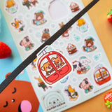 STICKII - Kawaii Wintertime Sticker Sheet

⛷ @cambrasine’s cool pals are having a wonderful time enjoying all that the Snowy Meadow Cafe has to offer. From skiing to ice skating hand in hand with their besties while sipping on hot chocolate, this is truly the ultimate kawaii winter destination! Art by: @cambrasine

Top Coating: None
Adhesive Layer: Paper
Backing Layer: Clear PET
6.69" x 3.54".
Weight - 0.03lbs.
1 sheet included&nbsp;