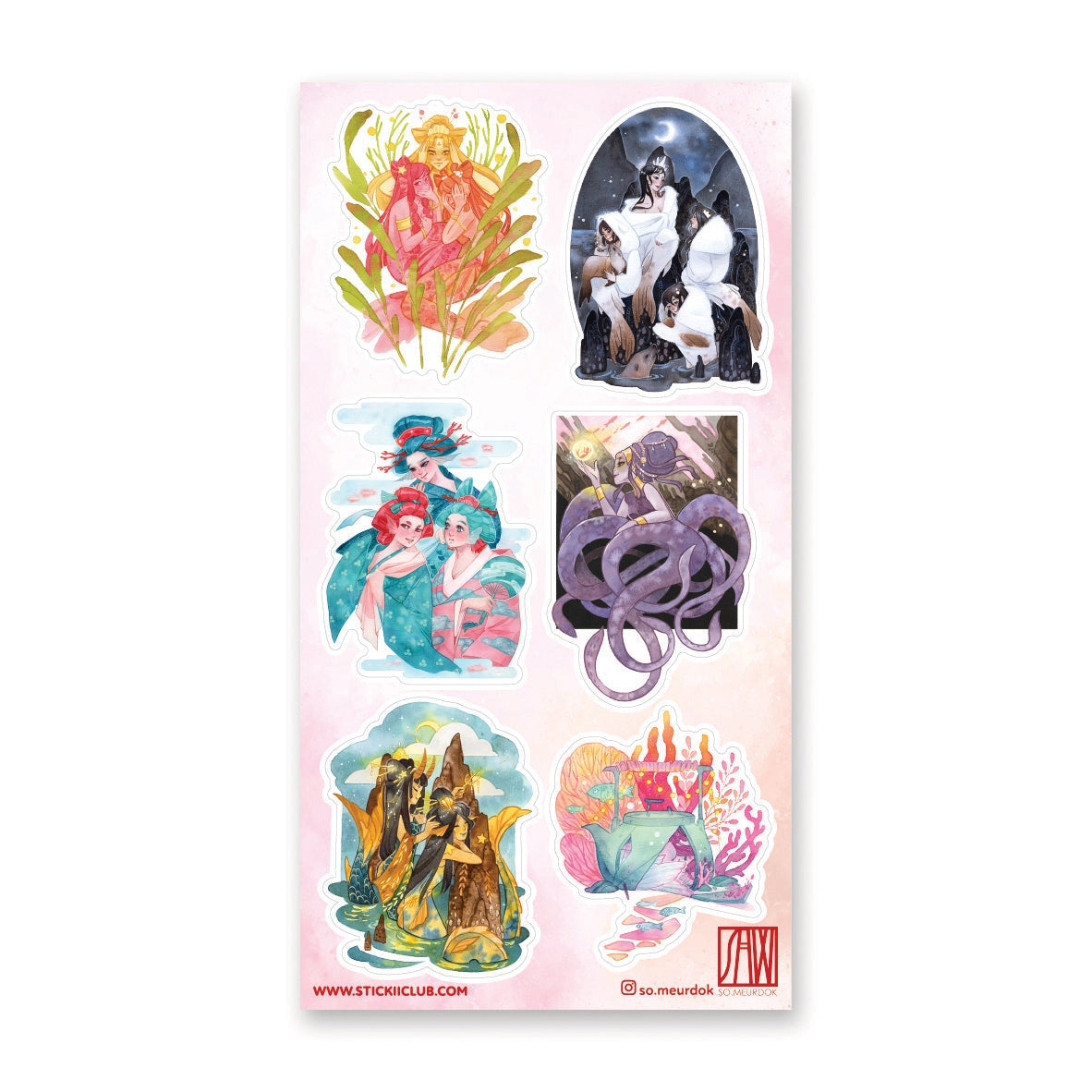 🧜🌊 Dive deep with @so.meurdok’s enchanting merfolk, where sea goddesses, sirens, and underwater legends gather in glowing reefs and moonlit tides. From quiet, intimate moments beneath the waves to powerful figures crowned in coral and magic, every scene feels rich with myth and mystery. It’s dreamy, dramatic, and just a little otherworldly, perfect for getting lost in an ocean of stories.

Art by: @so.meurdok