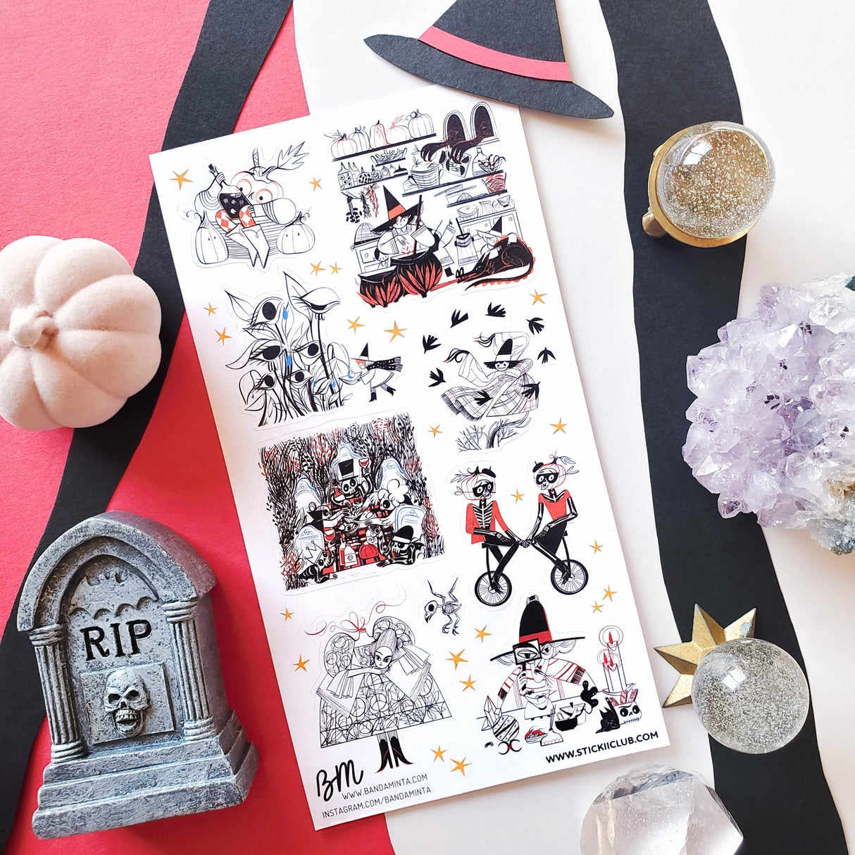 STICKII - Spooky Season Picnic Sticker Sheet