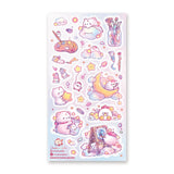 🌟🎨 It’s time for a cosmic art party! Join @chickiecafe’s little artists as they turn the night sky into their own sparkling canvas. With paint palettes, twinkling stars, and a moonlit masterpiece in the making, every brushstroke is a dream taking shape in the clouds.